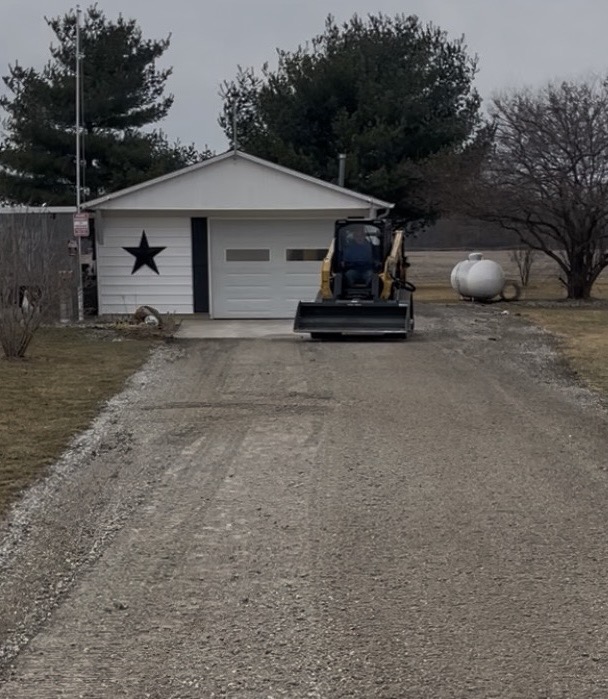 Gravel driveway restoration